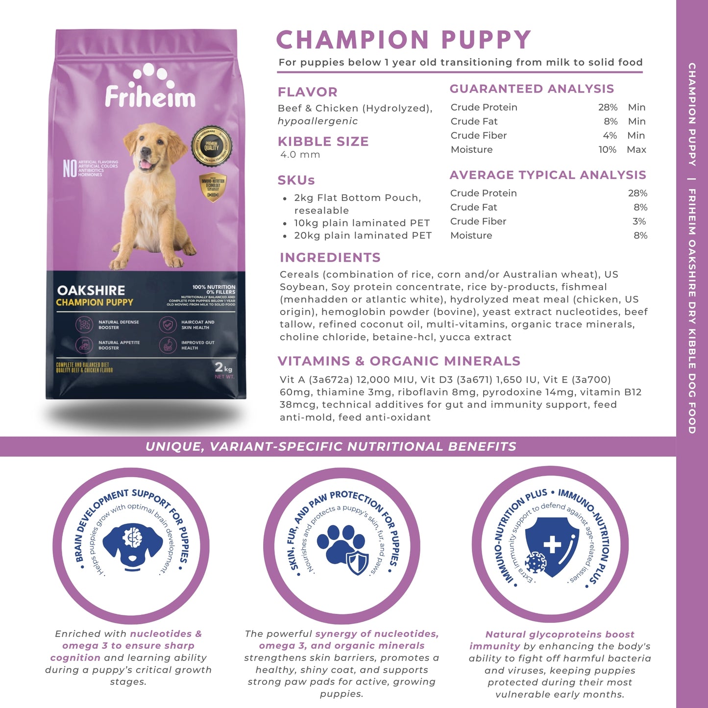 Oakshire Champion Puppy (2kg)